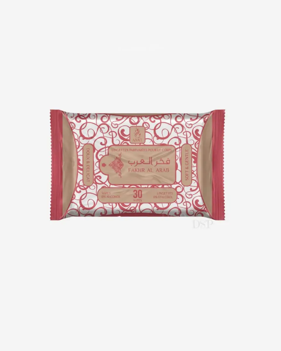 Lingettes Parfumées pour le Corps - Ayat Fakhr Al Arab - Sans alcool | Dîna Shop'
