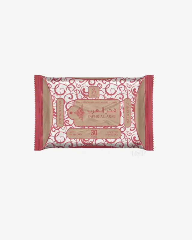 Lingettes Parfumées pour le Corps - Ayat Fakhr Al Arab - Sans alcool | Dîna Shop'