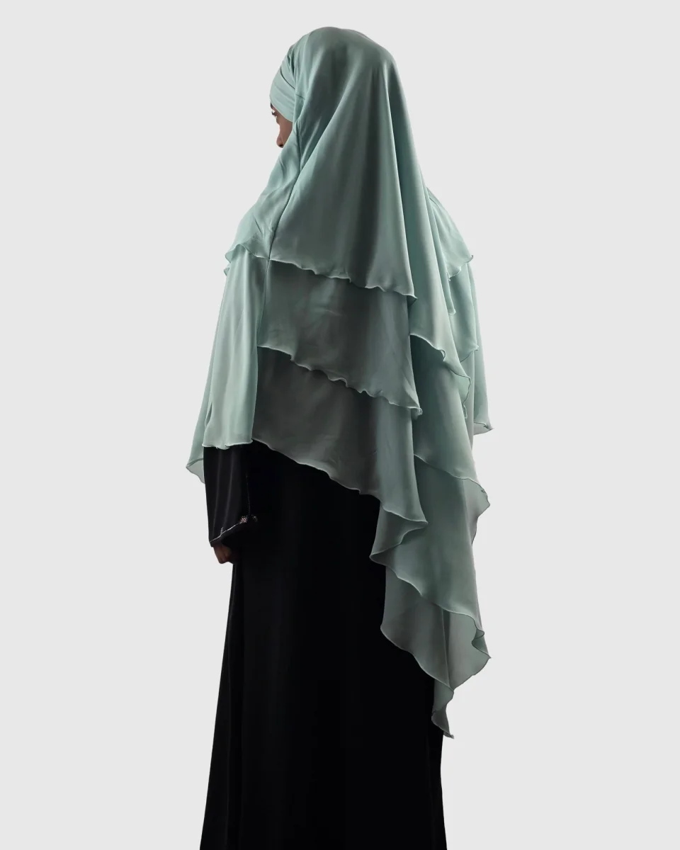 KHIMAR 3 VOILES VERT D’EAU | AMCOSMETIK