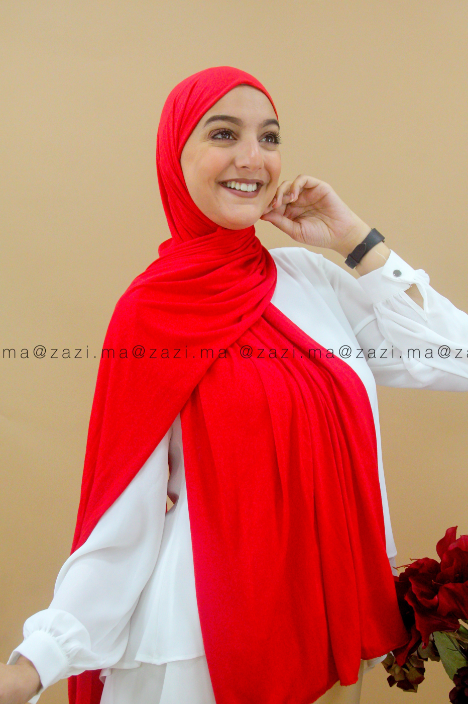 Chale lycra rouge  | CasaZaz