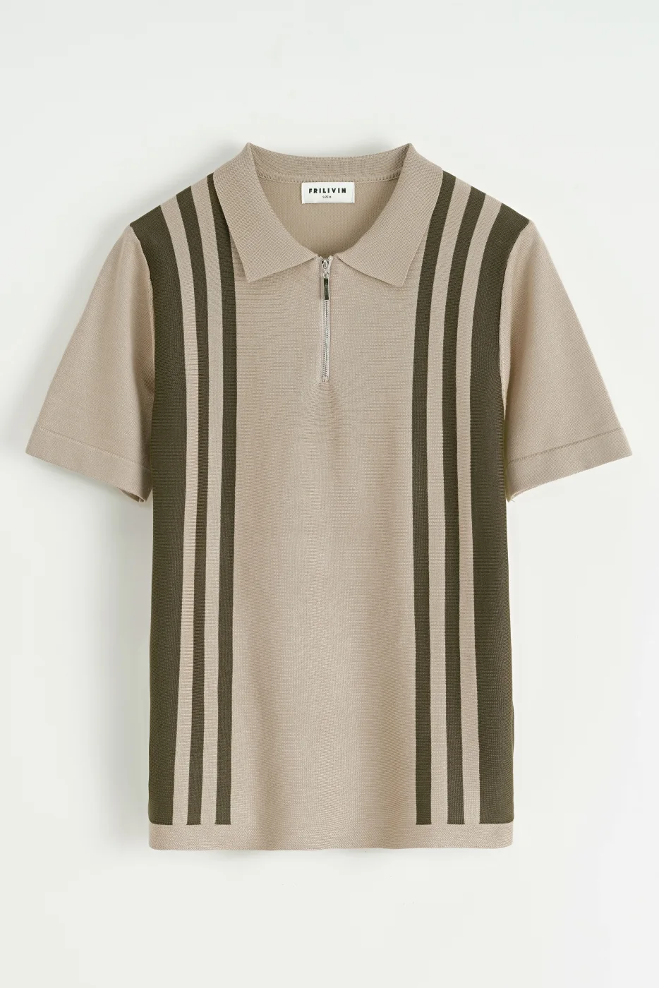 -30% Polo de Malha Vintage Beje e Forest | Definne