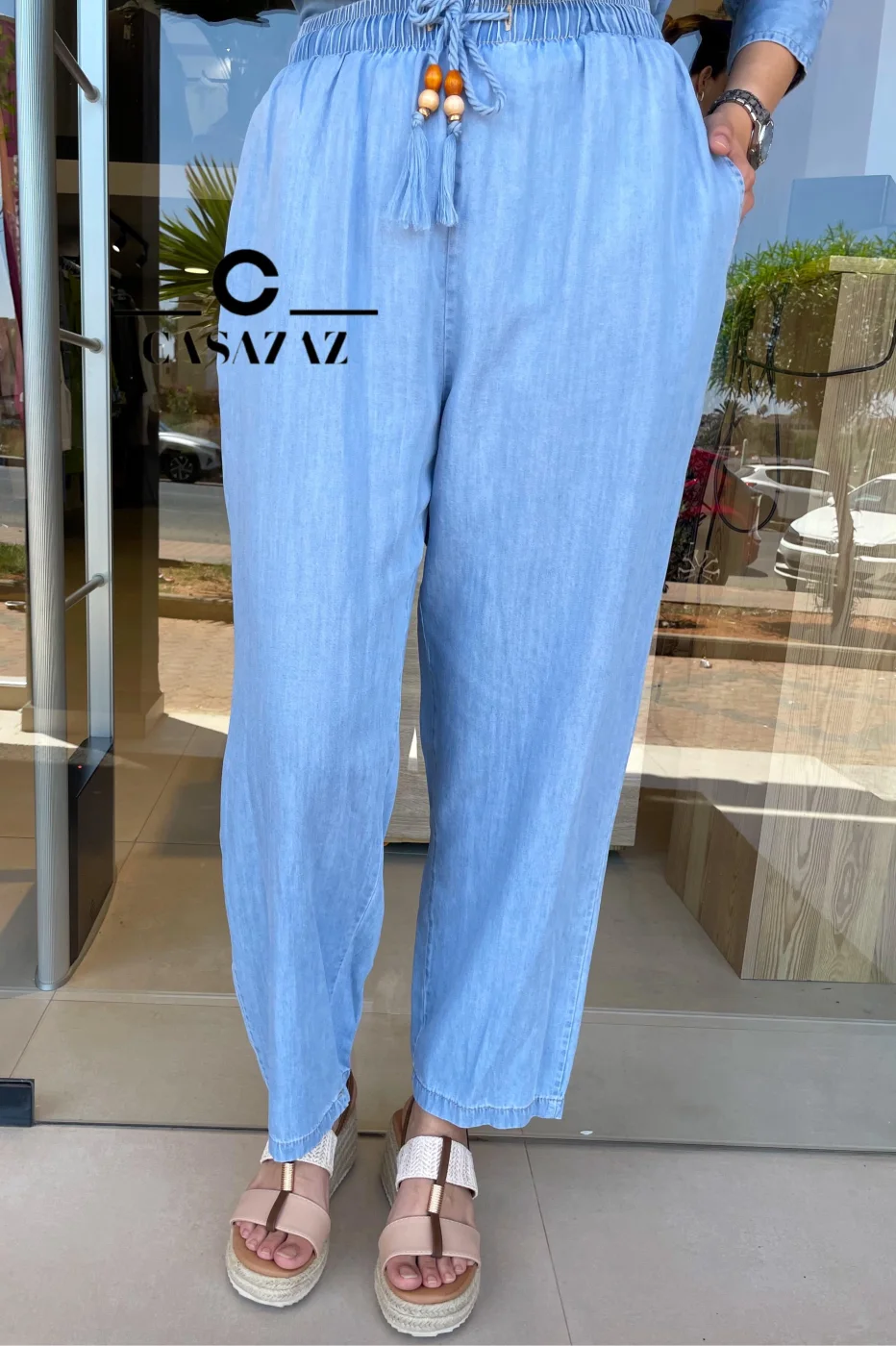 Pantalon Fluide Droit | CasaZaz