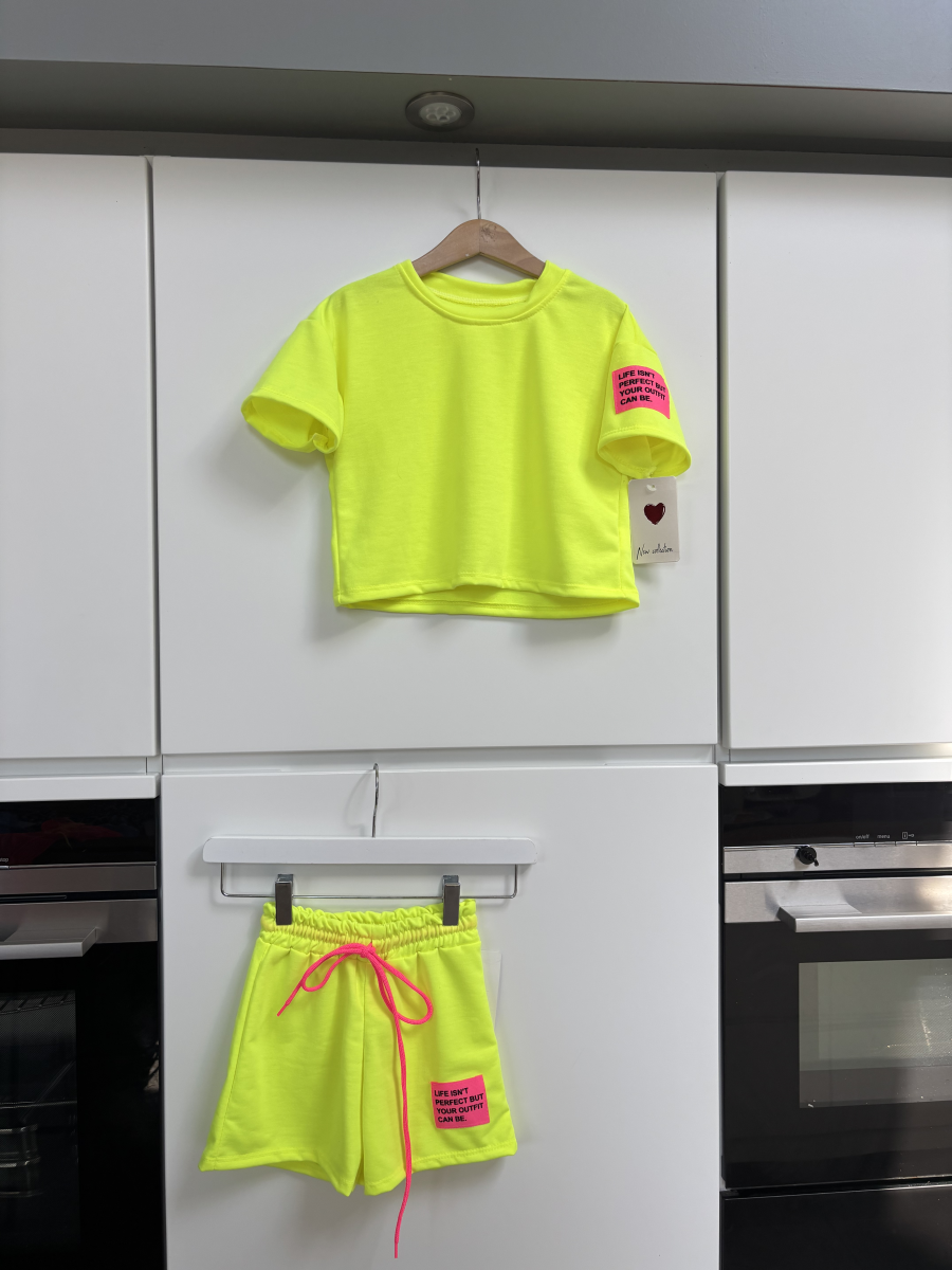 Set fluo jaune  | Lena in Love 