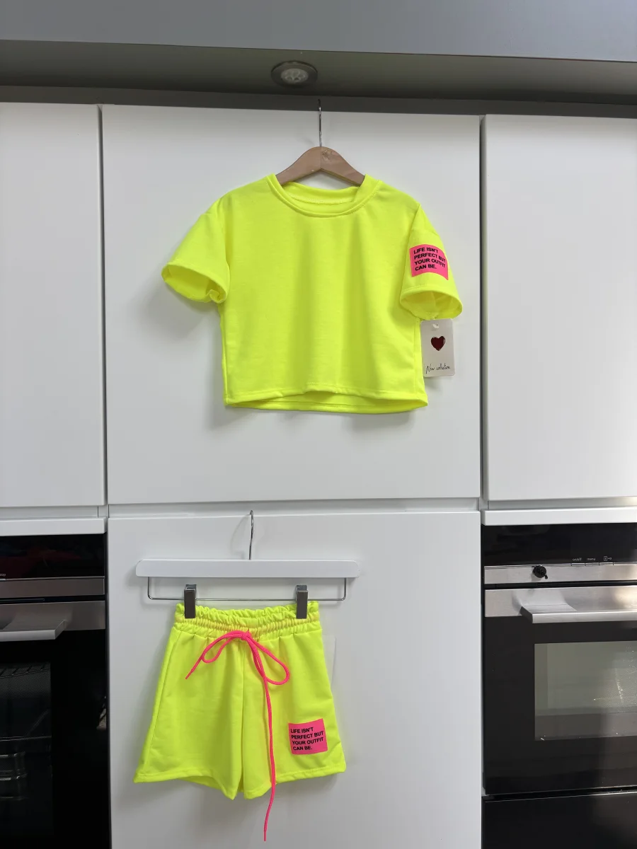 Set fluo jaune  | Lena in Love 