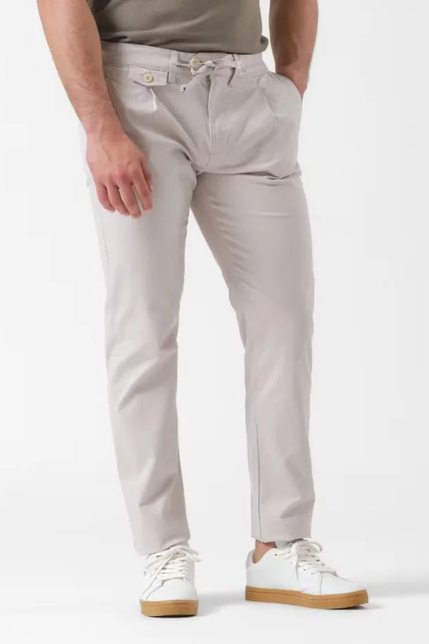 Calça Chino Cordão La Garrocha Beje Cod.902 | definne