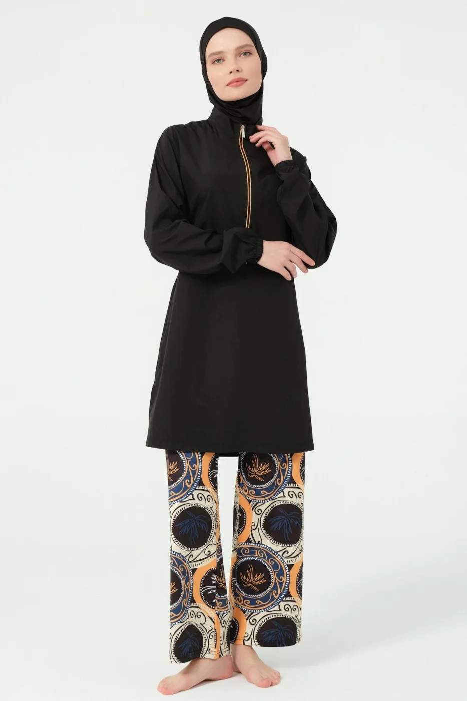 Burkini ZIP Orange | CasaZaz