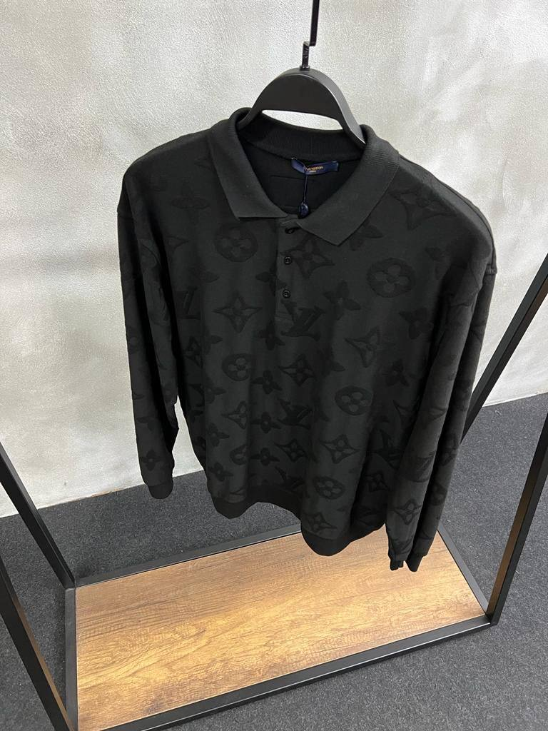 Louis Vuitton Polo Monogram Black | MASSIMOLUXURYOUTLET
