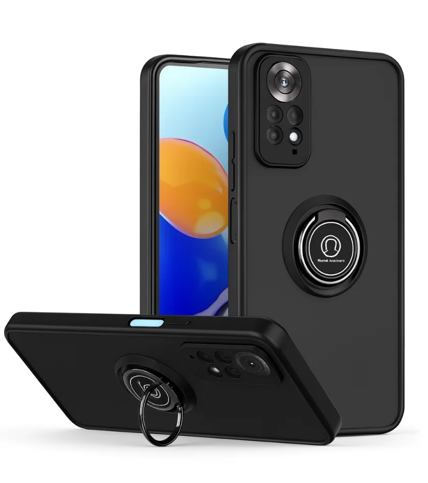 Coque anti choc matte avec Bague Xiaomi | Beauty phone 
