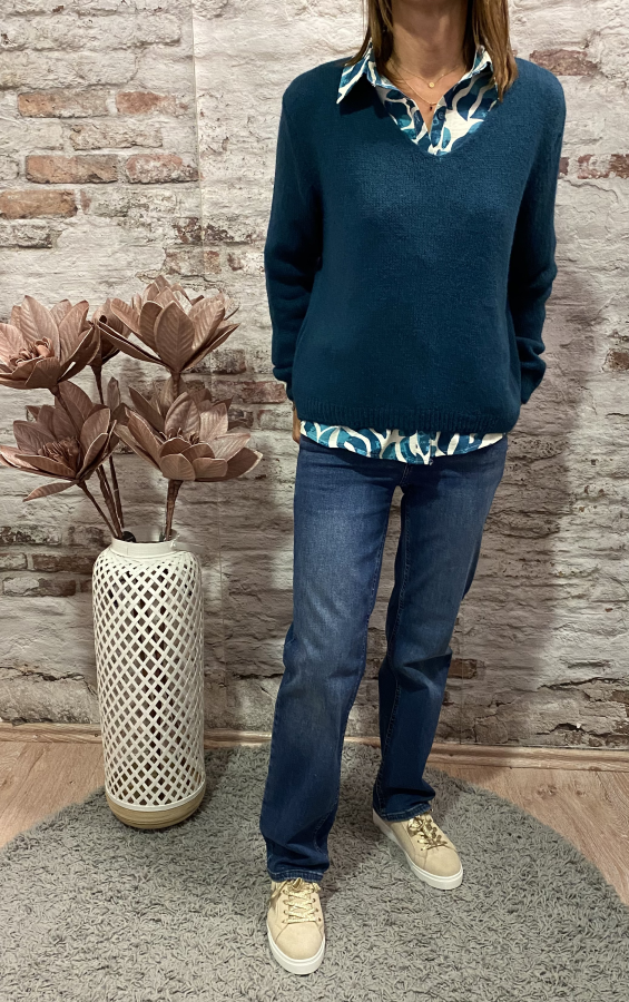 Pull baby alpaga bleu/terracotta/bordeaux  | Jus de coco 