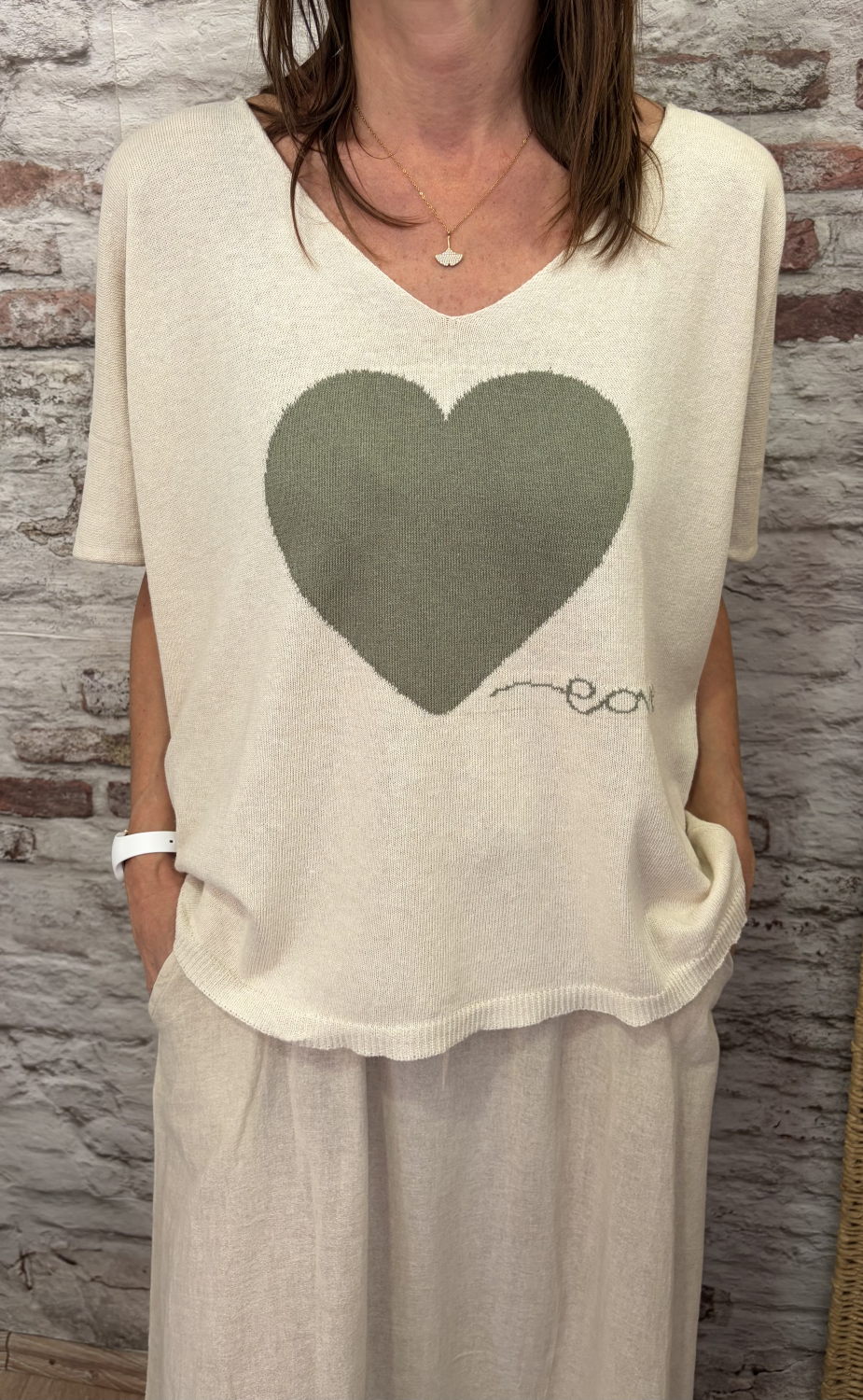 Pull coeur | Jus de coco 