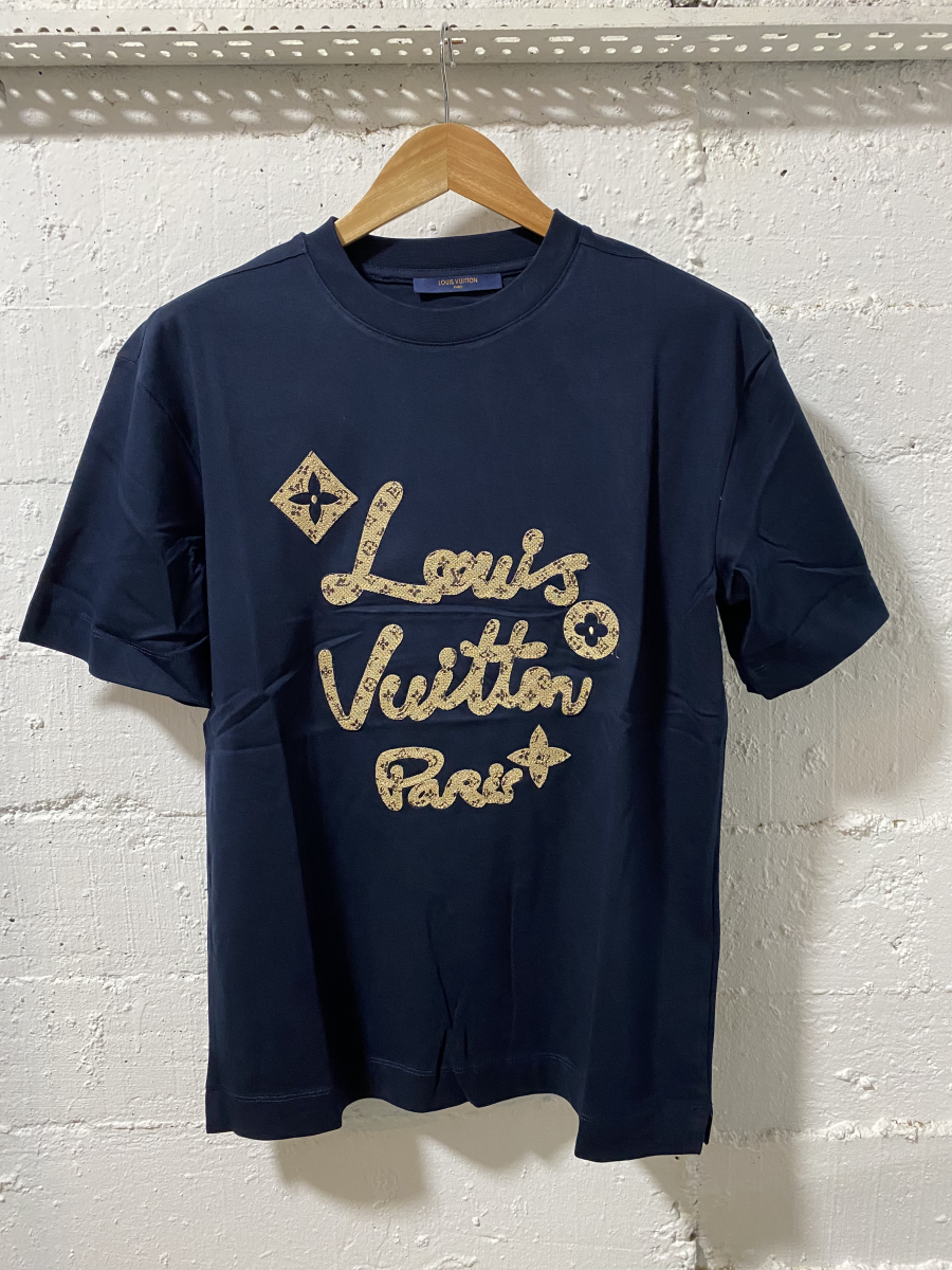 Louis Vuitton T-Shirt Maison Dark Blue  | MASSIMOLUXURYOUTLET