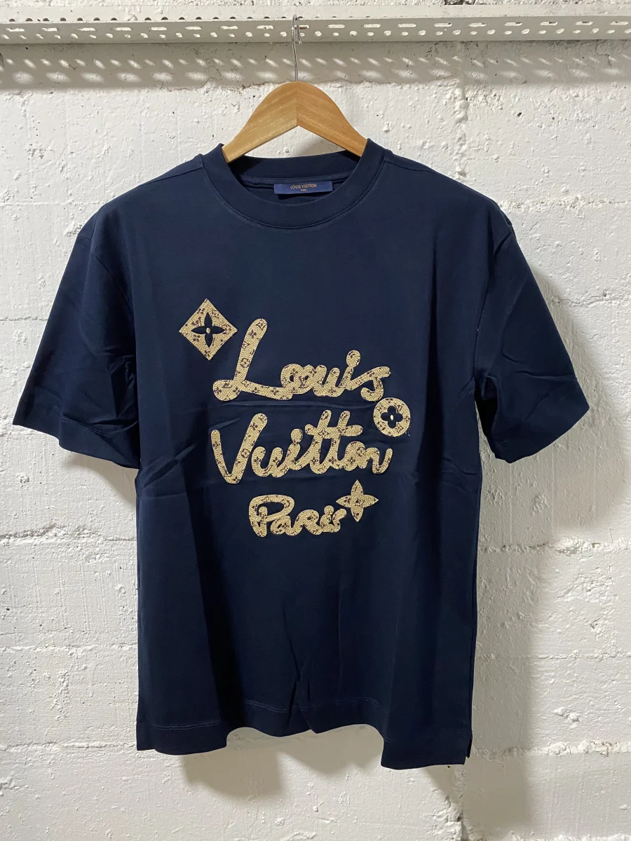 Louis Vuitton T-Shirt Maison Dark Blue  | MASSIMOLUXURYOUTLET