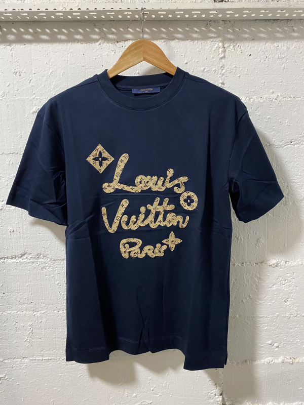 Louis Vuitton T-Shirt Maison Dark Blue  | MASSIMOLUXURYOUTLET