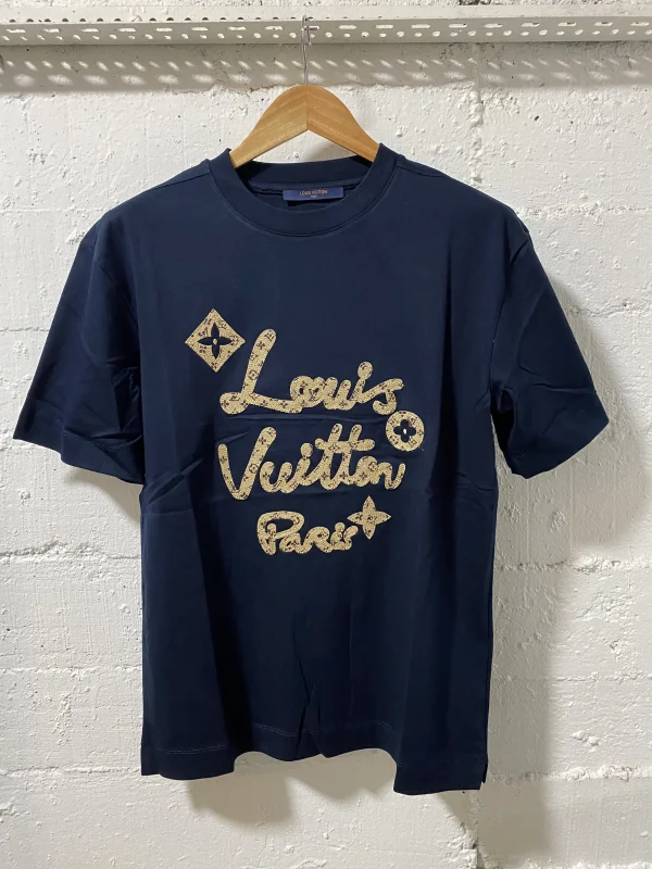 Louis Vuitton T-Shirt Maison Dark Blue  | MASSIMOLUXURYOUTLET