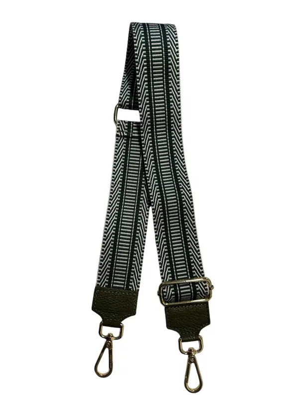 Tracolla tessuto e pelle  | Carvin Bags