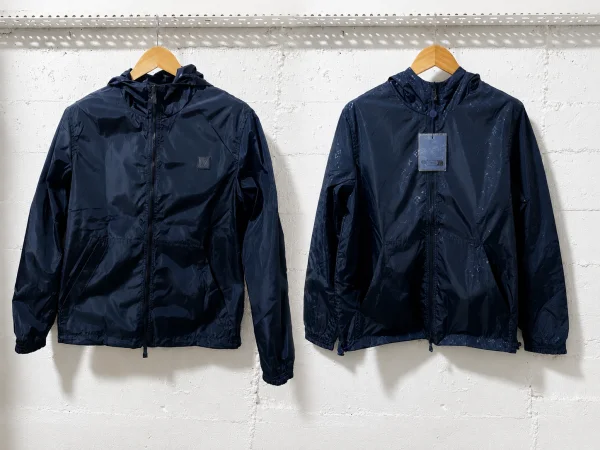 Louis Vuitton Reversible Hoodie Windbreaker Jacket Navy Blue | 