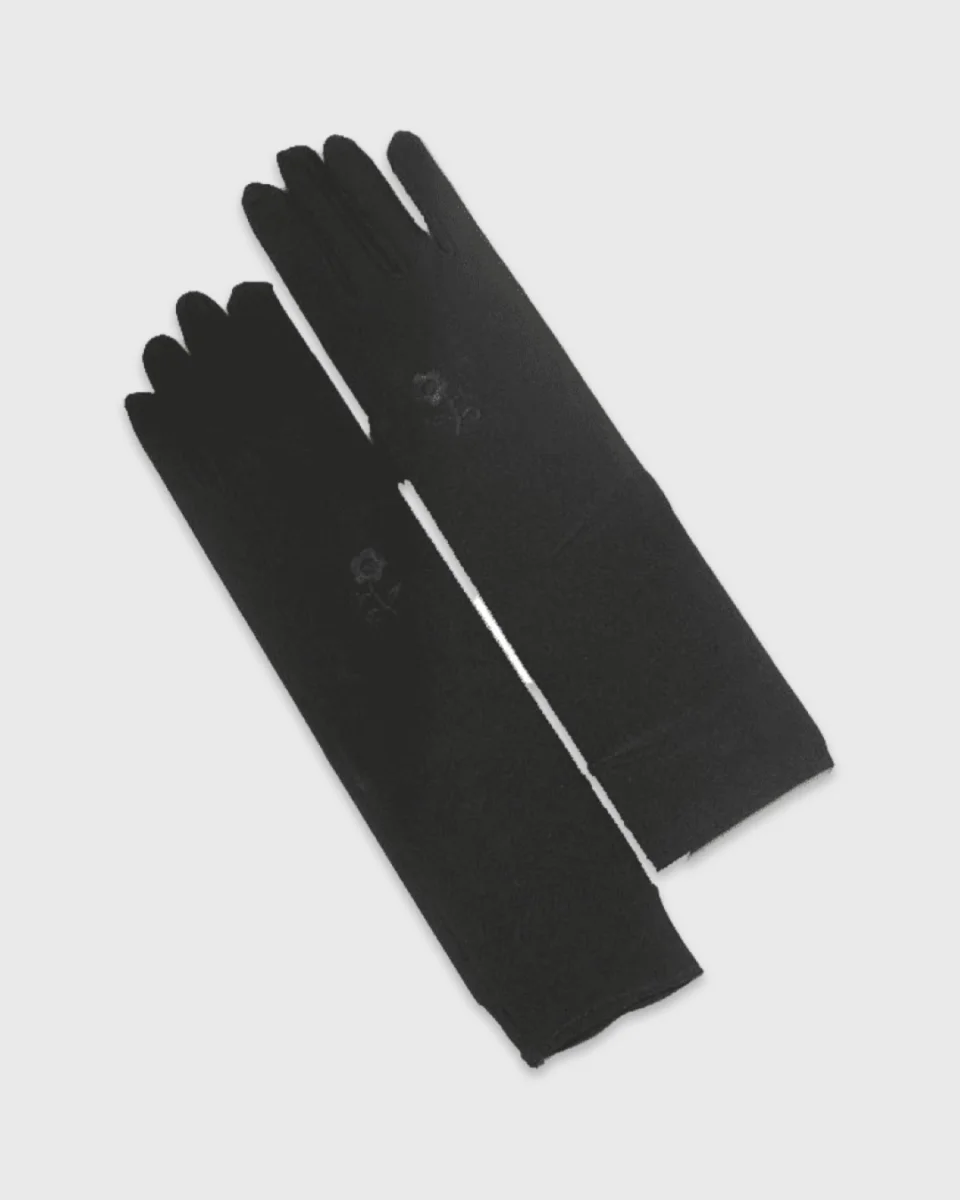 GANTS LONGS BRODÉE FLEUR | AMCOSMETIK