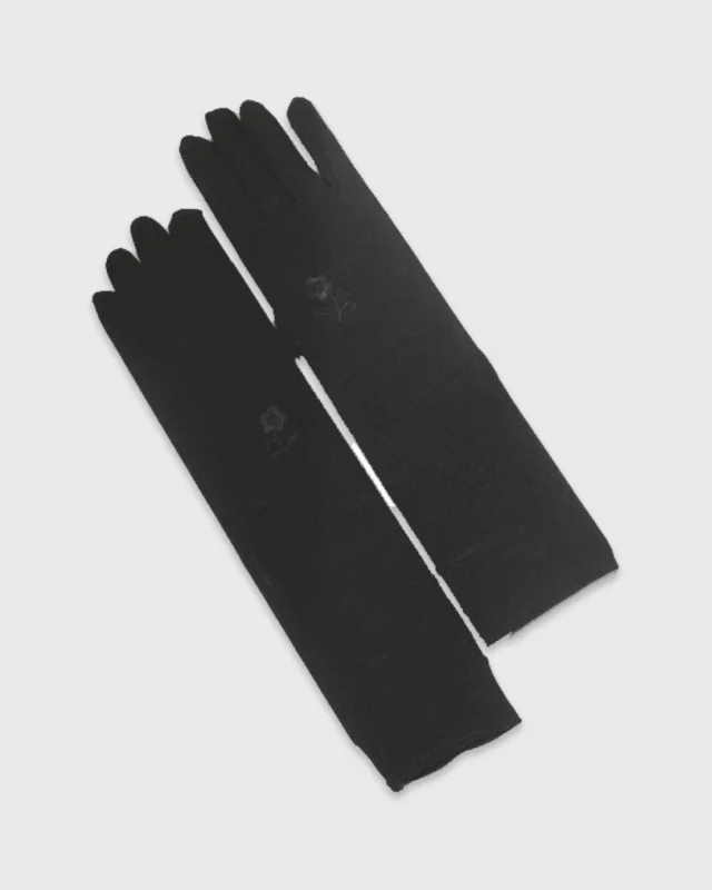 GANTS LONGS BRODÉE FLEUR | AMCOSMETIK