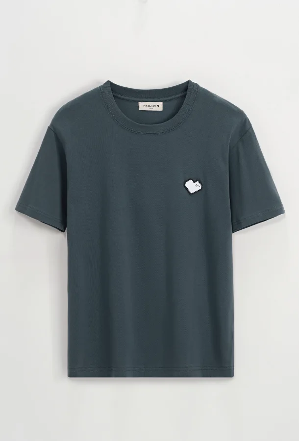 T-SHIRT IMPRIMÉ COEUR | STYLISH PARIS