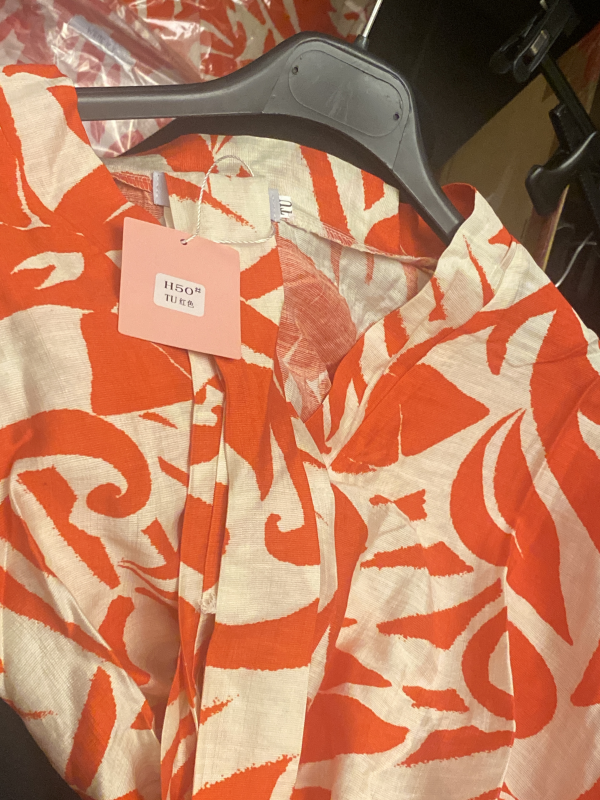 robe orange  | Astra boutique 