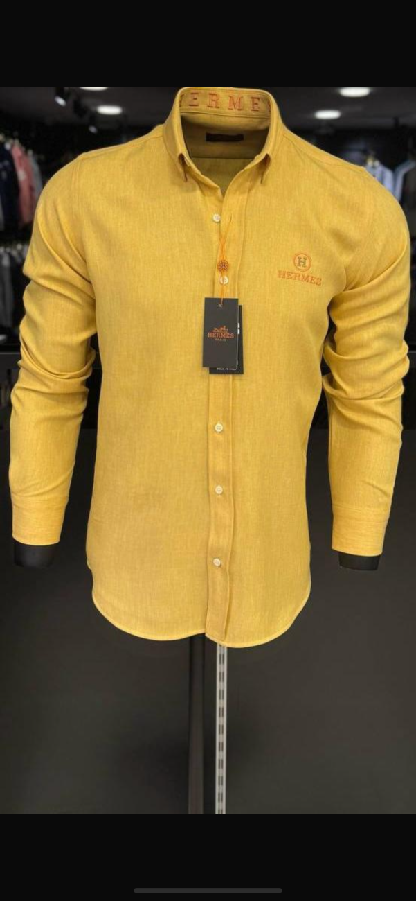 Hermes Paris Shirt Mustrad  | MASSIMOLUXURYOUTLET