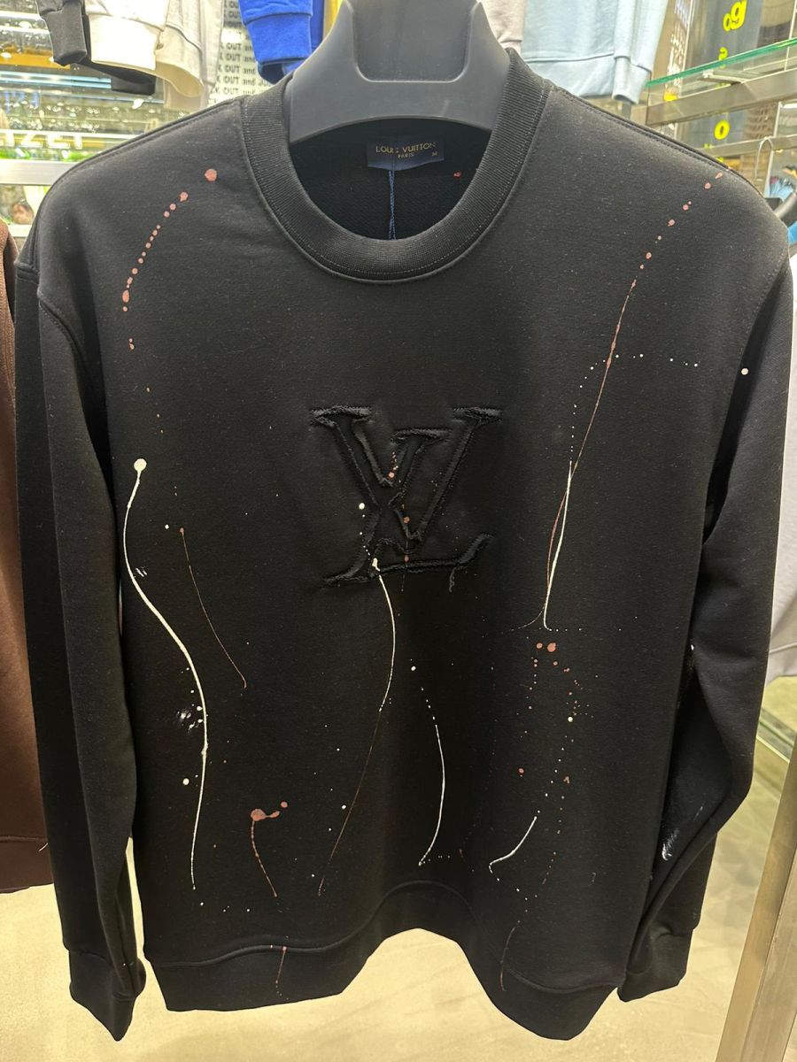 Louis Vuitton Sweatshirt LV Black | MASSIMOLUXURYOUTLET