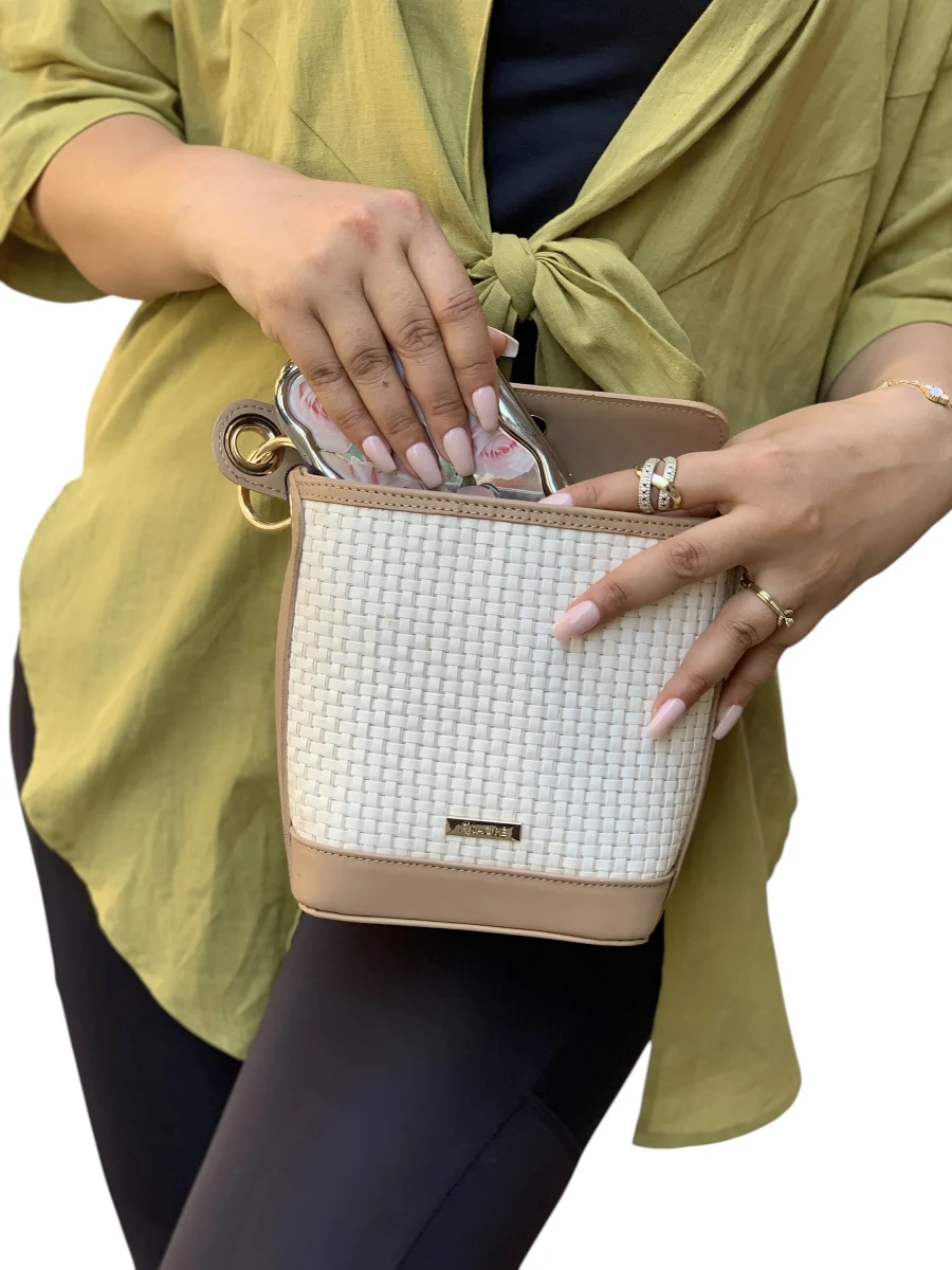 Lamar Tresse Blanc  Beige | Sac'ré