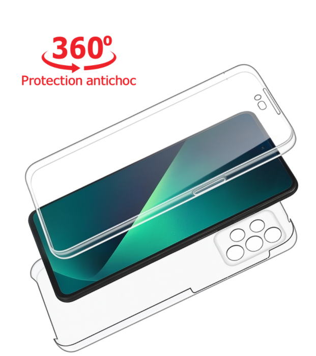 Coque transparente 360 Xiaomi | Beauty phone 