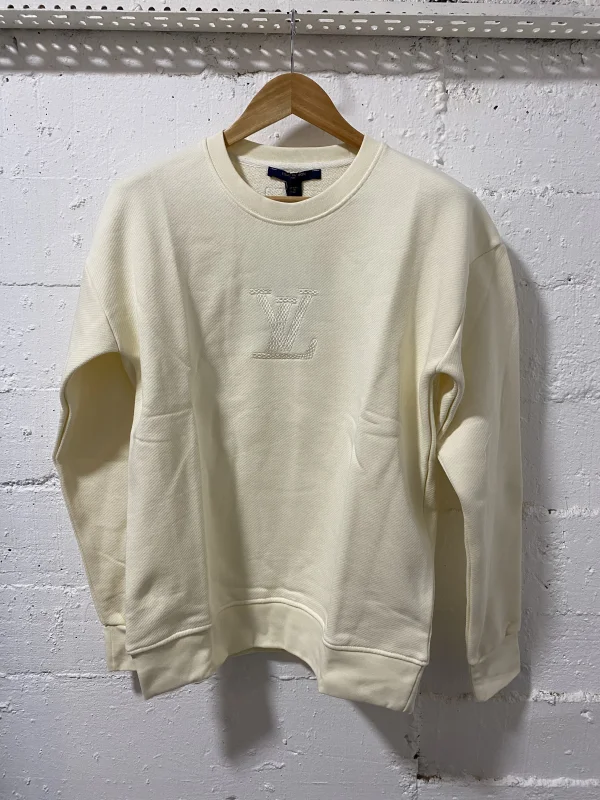 Louis Vuotton Maison Sweatshirt White Milk | MASSIMOLUXURYOUTLET