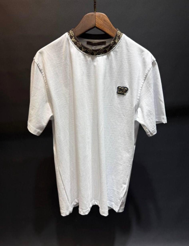 Louis Vuitton T-Shirt White Monogram Brown | MASSIMOLUXURYOUTLET