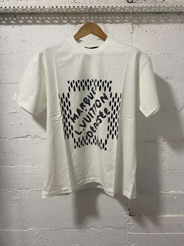 Louis Vuitton T-Shirt Signatur White | MASSIMOLUXURYOUTLET
