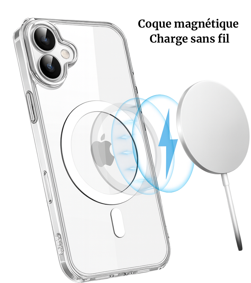 Coque MagSafe transparente Iphone | Beauty phone