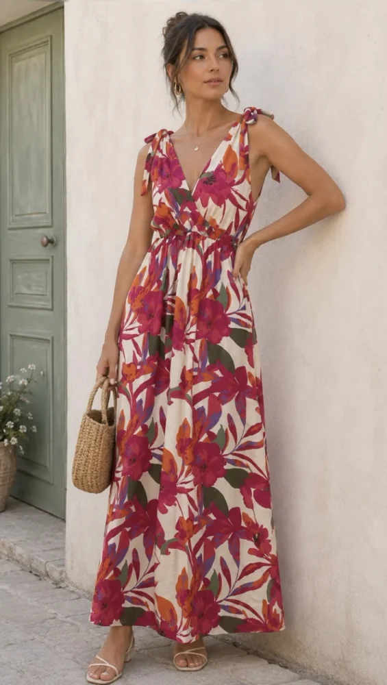 Robe longue  | Jus de coco 