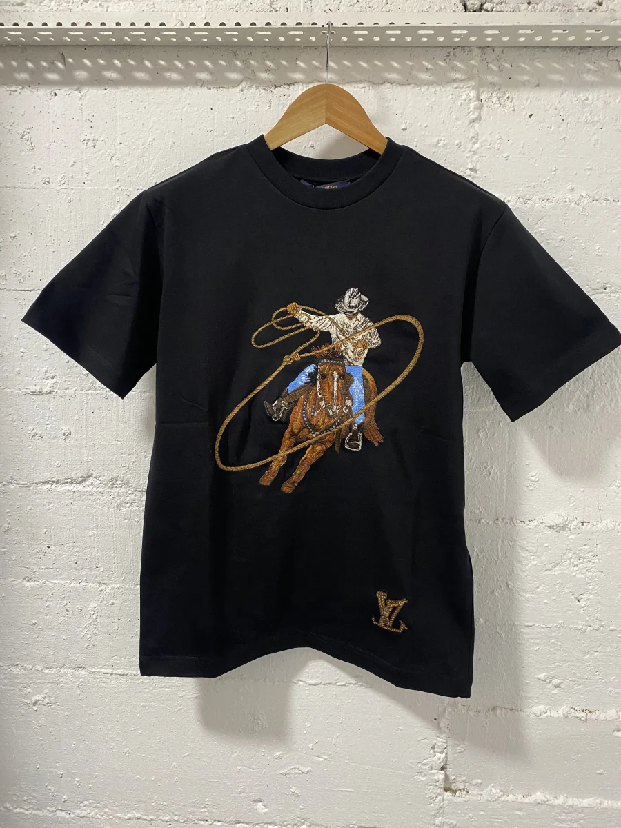 Louis Vuitton T-Shirt Cowboy Black | MASSIMOLUXURYOUTLET