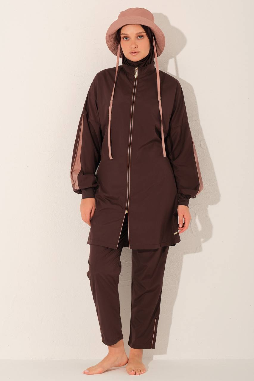 Burkini Marla Chapeau Marron | CasaZaz