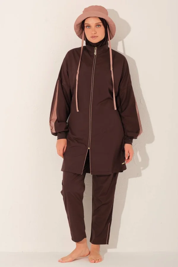 Burkini Marla Chapeau Marron | CasaZaz