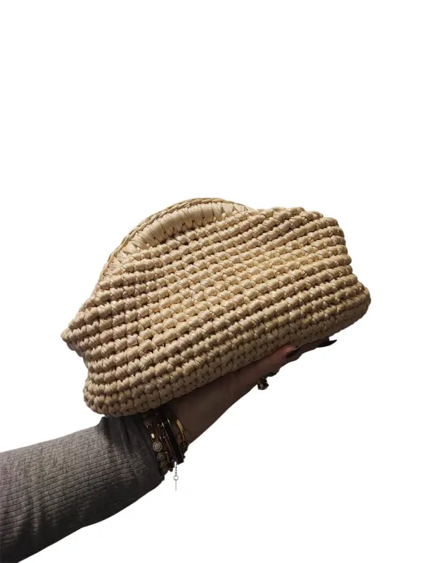 Cluth bag beige perlato | Carvin Bags