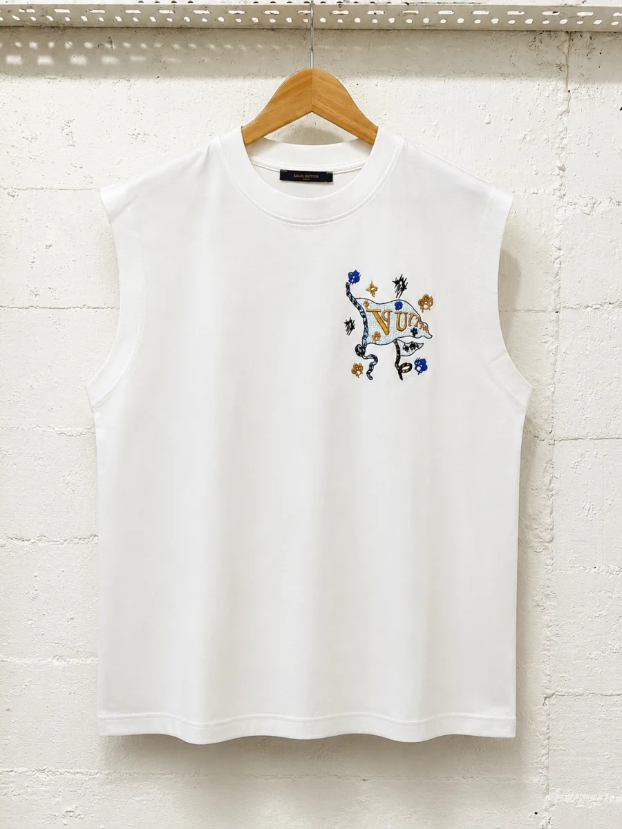 Louis Vuitton Sleeveless Tank Top White | 