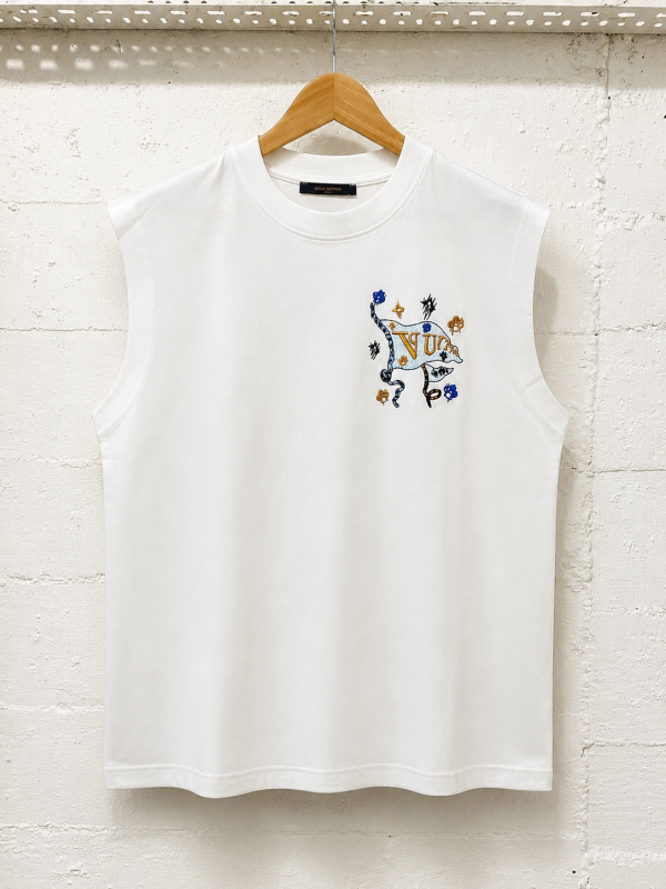 Louis Vuitton Sleeveless Tank Top White | 