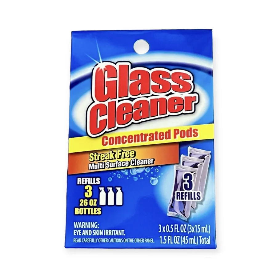 Glass Cleaner - Pods 3 pk Multi Surface | Home & Kitchen Delights
