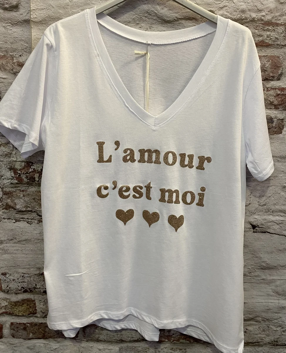 Tshirt l’amour cest moi | Jus de coco 