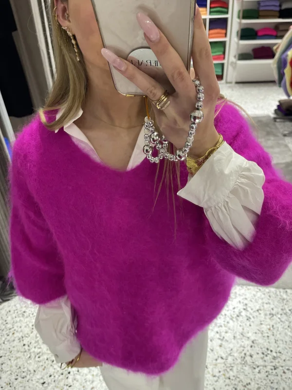 Mohair Short Sleeve | Salsa Color