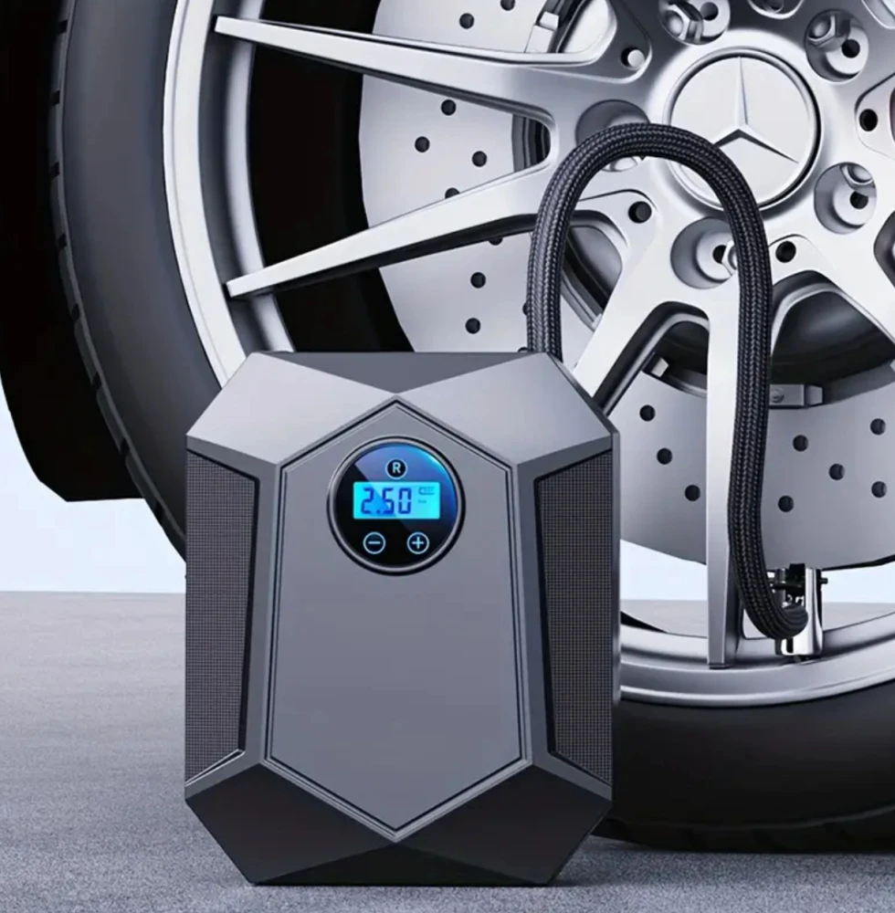 Compresor de aire 12v negro para autos  | STORE TECH MONGI E&E