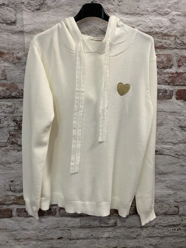Pull capuche coeur  | Jus de coco 