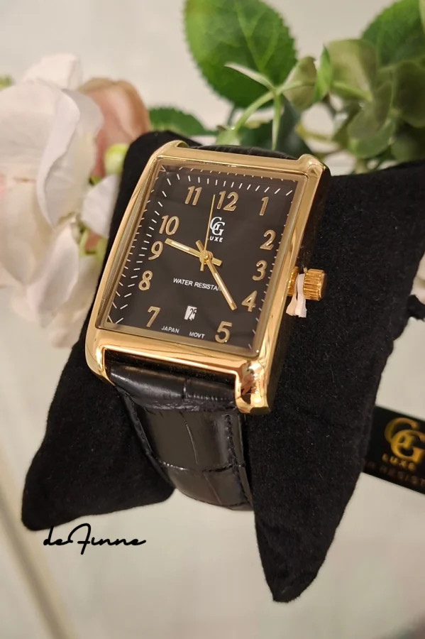 Relógio Clássico  Gold & Black GG Lux | Definne