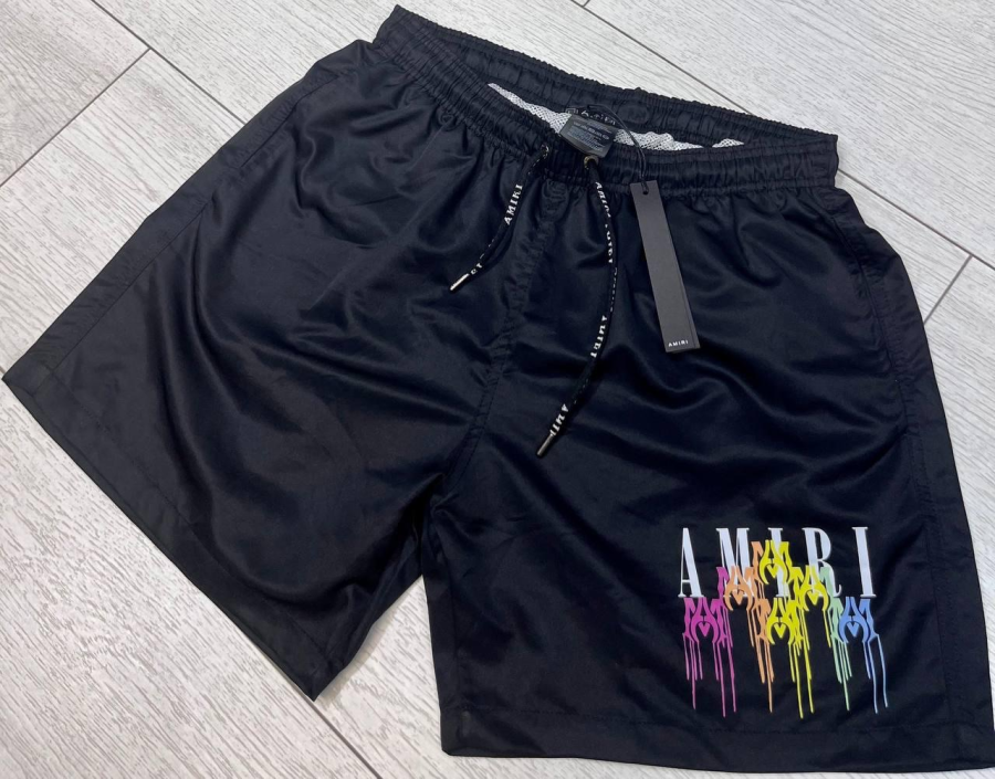 Amiri Swim Shorts Black | MASSIMOLUXURYOUTLET