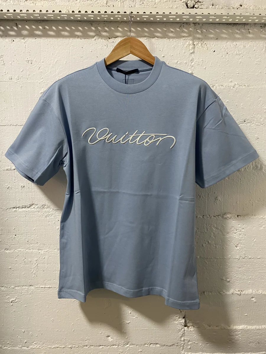 Louis Vuitton T-Shirt Baby Blue  | MASSIMOLUXURYOUTLET