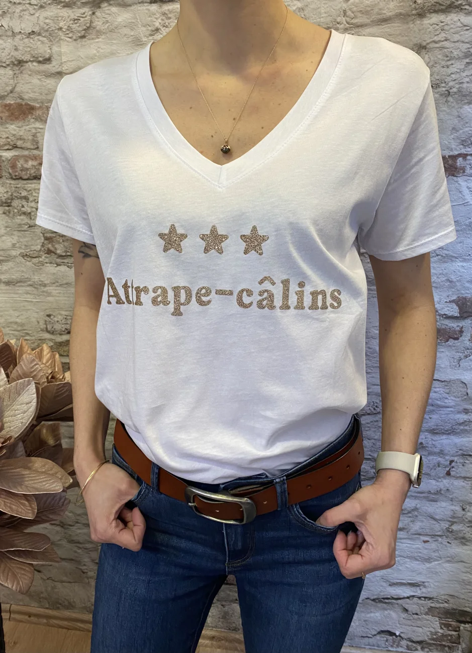 Tshirt attrape calin | Jus de coco 