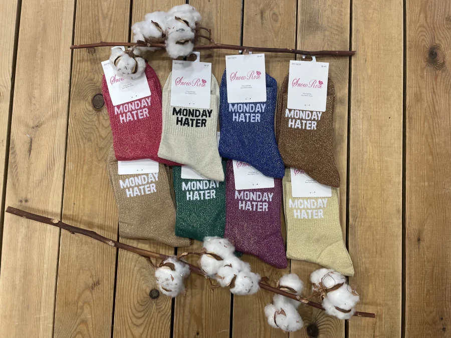 Chaussettes 36-41 MONDAY HATER | Lena in Love 