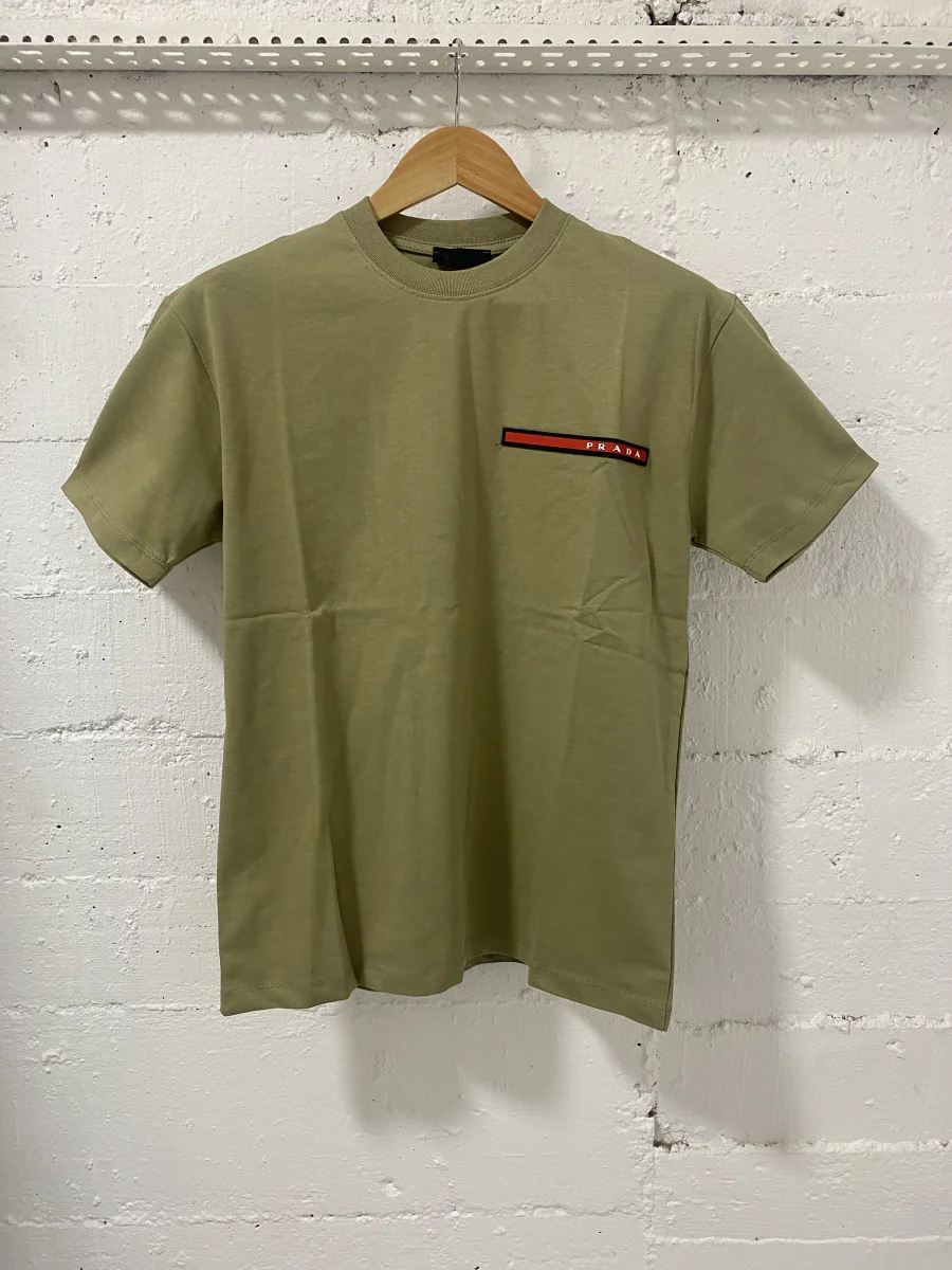 Prada Milano T-Shirt Green  | MASSIMOLUXURYOUTLET
